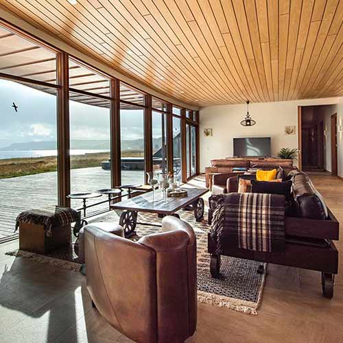 Wohnbereich Ferienhaus Lakeview