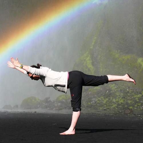 Yoga in Islands Natur