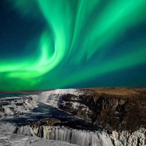 Tanzende Nordlichter