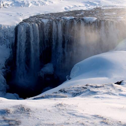 Dettifoss im Winter © Jacqueline Bühler-Büchi