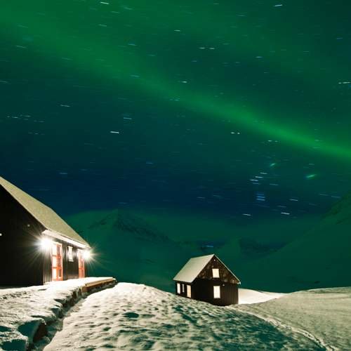 Nordlichter über Island