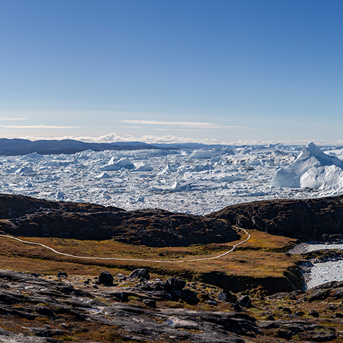 Panoramaansicht Ilulissat Eisfjord © Aningaaq R. Carlsen