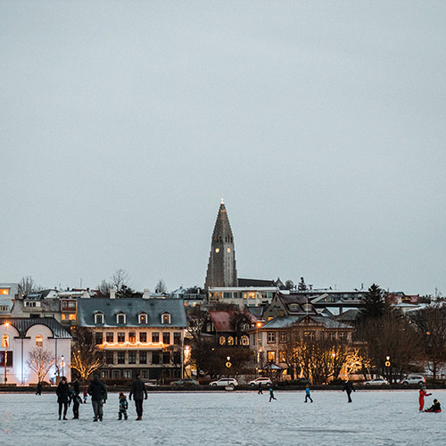 Reykjavik in der Vorweihnachtszeit © Visit Reykjavik