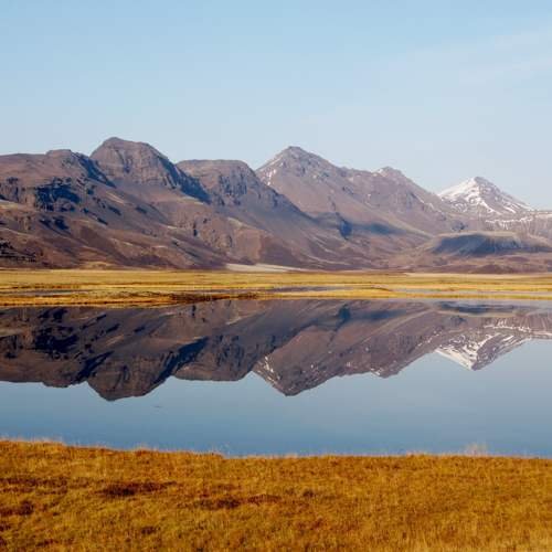 Berglandschaft in Island