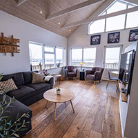 Beispielunterkunft - Innenansicht Lava Resort in Westisland