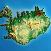 Karte Island © Adobe Express