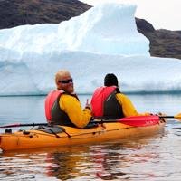Kayaking in Grönland