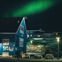 Nordlichter in Nuuk © Thrainn Kolbeinsson / Visit Greenland