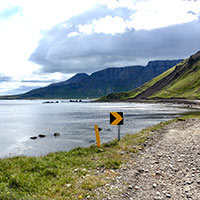 Küstenstraße bei Strandir